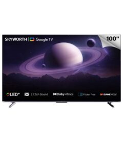 SKYWORTH – TELEVISOR QLED 100 4K GOOGLE TV VOZ SKYWORTH 3A – 100SUF958P
